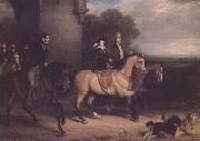 Francis Grant Queen Victoria Riding Out (mk25) USA oil painting reproduction